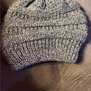 Stylish Gray Knit Beanie